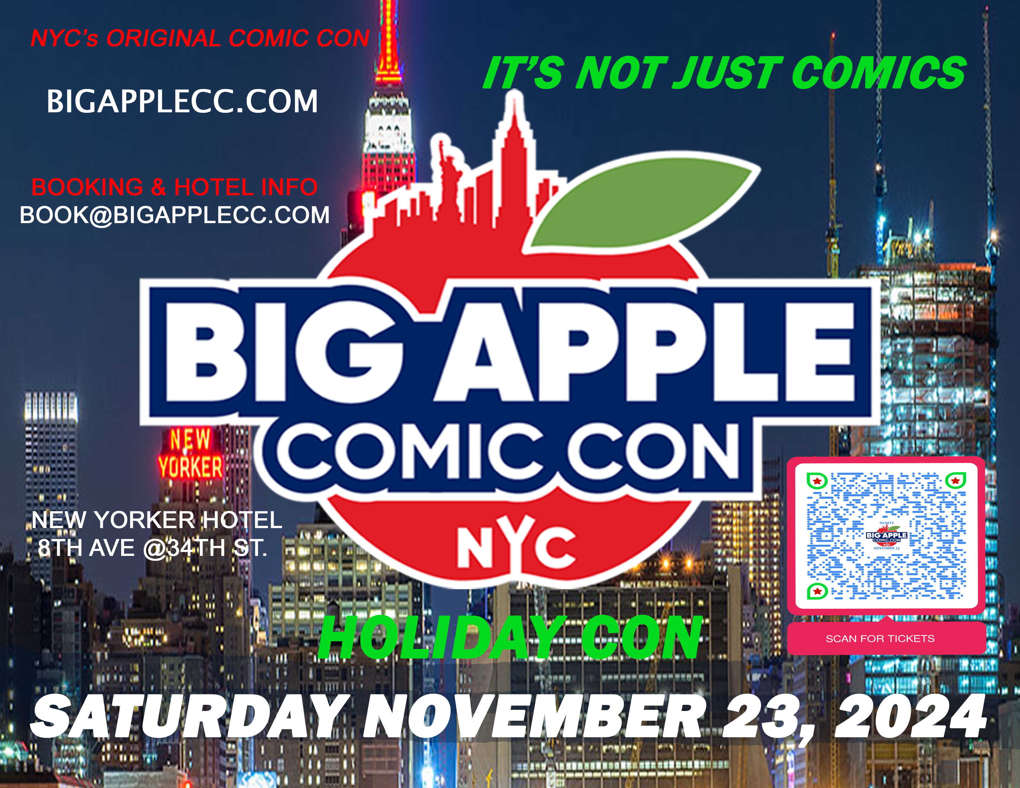 Big Apple Comic Con Poster